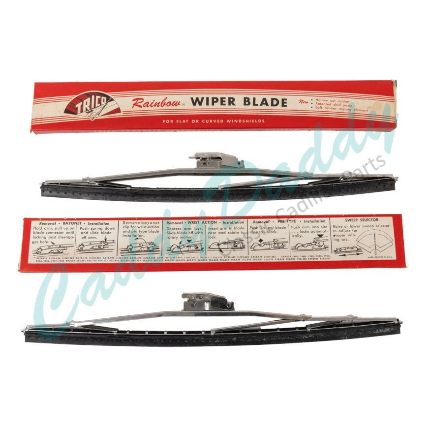 1954 Cadillac Wiper Blades (1 Pair) NOS Free Shipping In The USA