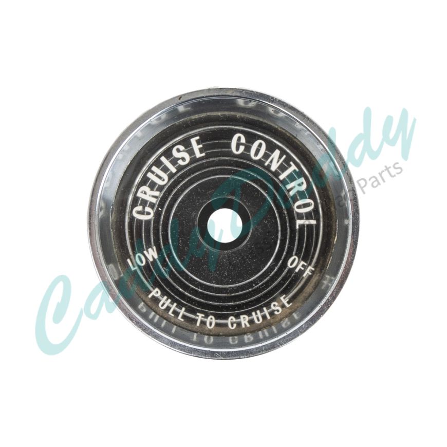 1959 1960 1961 1962 Cadillac (See Details) Cruise Control Bezel With Lens USED Free Shipping In The USA