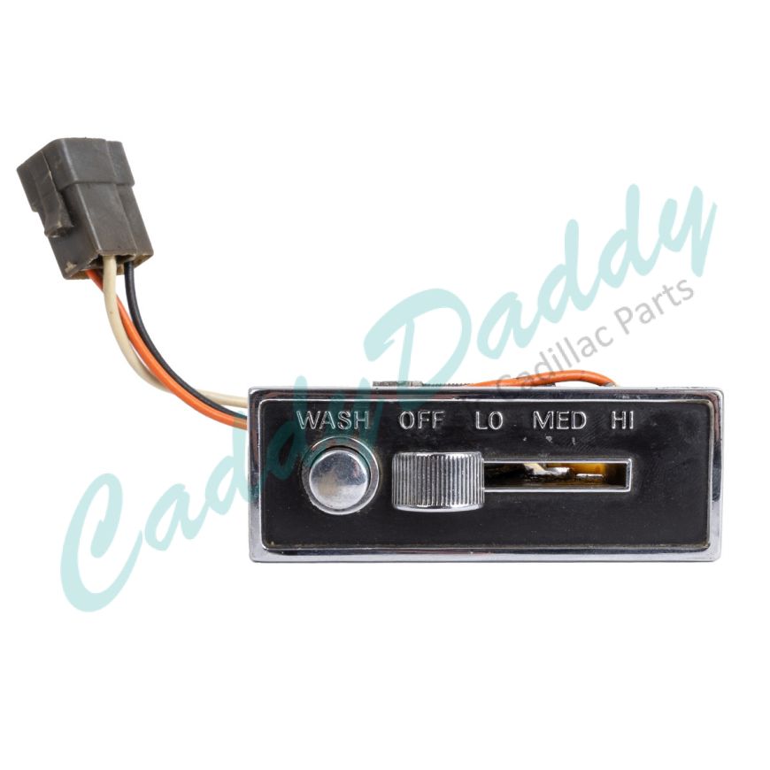 1963 Cadillac (EXCEPT Series 75 Limousine) Wiper Switch REFURBISHED Free Shipping In The USA