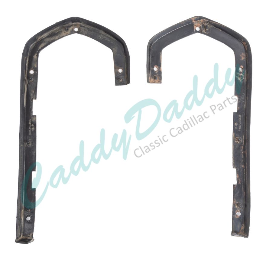 1967 1968 Cadillac (EXCEPT Eldorado) Front Fender To Bumper Filler (1 Pair) USED Free Shipping In The USA