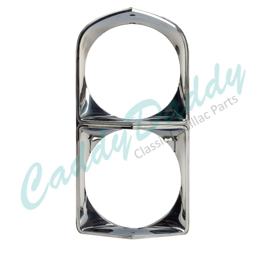 1967 Cadillac (EXCEPT Eldorado) Chrome Headlight Bezel # 1 USED Free Shipping In The USA