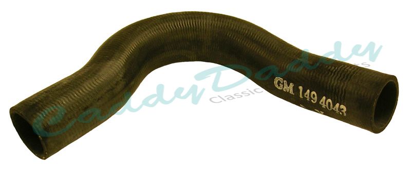 1968 1969 1970 1971 1972 Cadillac Eldorado Molded Lower Radiator Hose With Factory Numbers REPRODUCTION Free Shipping in the USA