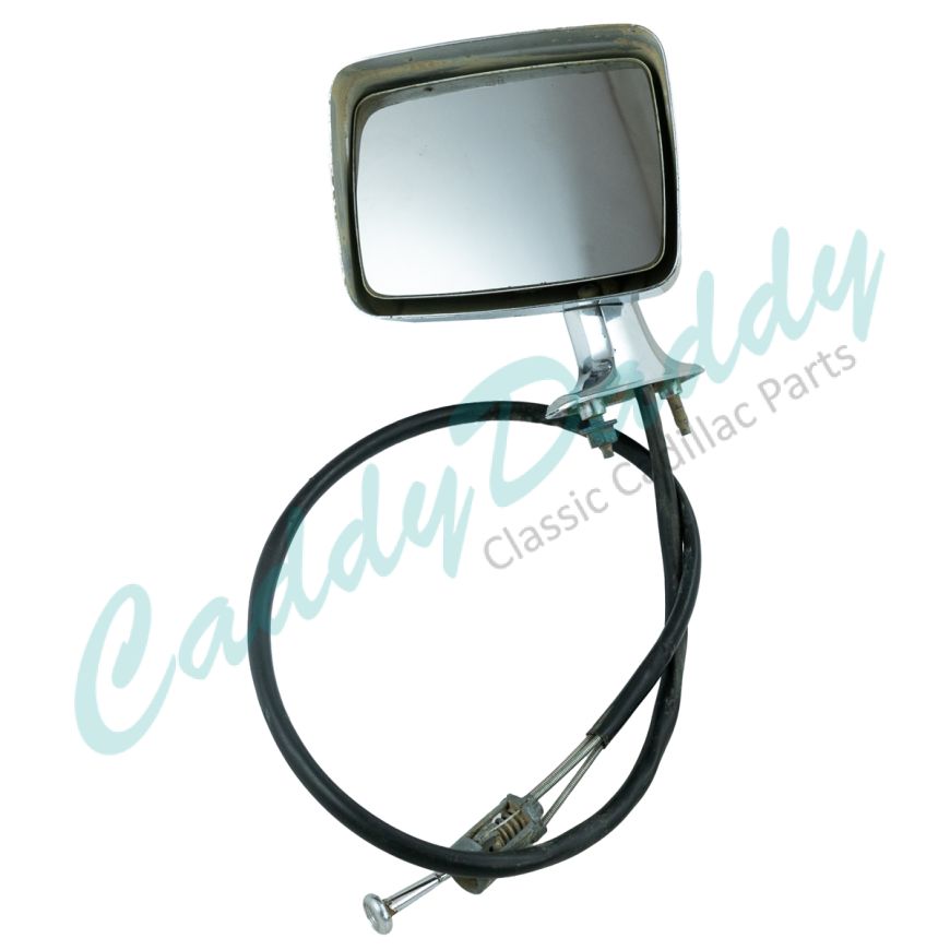 1977 1978 1979 1980 Cadillac (See Details) Left Driver Side Remote Control Exterior Mirror USED Free Shipping In The USA