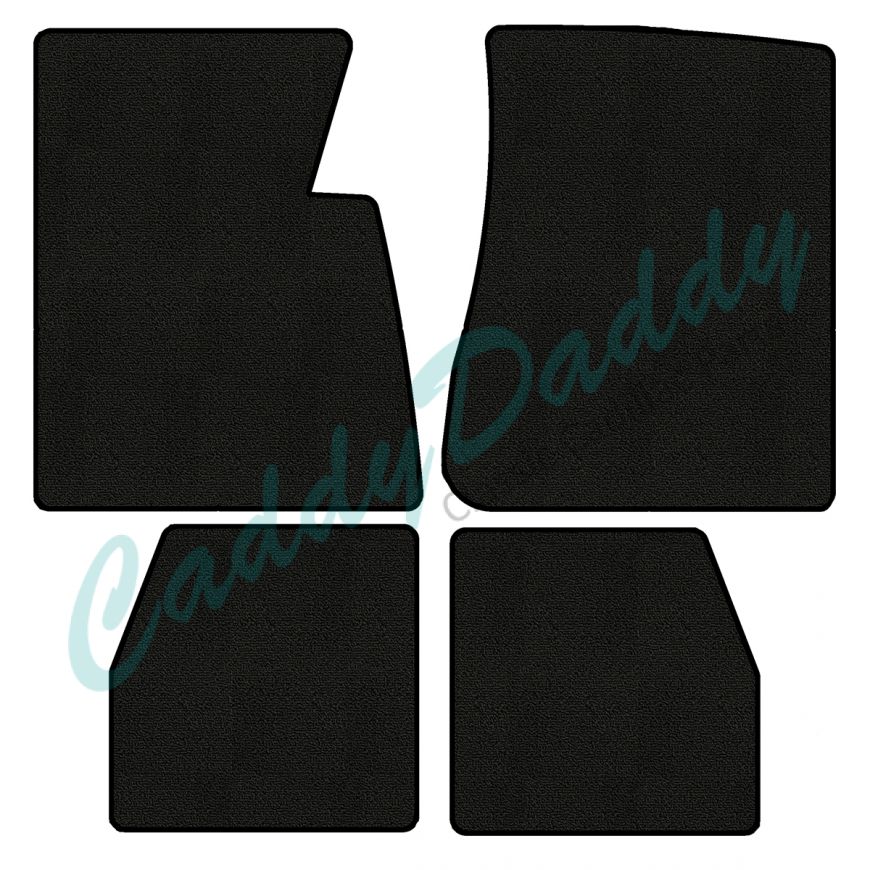 1967 1968 Cadillac Calais 4-Door Carpet Floor Mats 4 Pieces (Multiple Colors and Options) REPRODUCTION Free Shipping In The USA