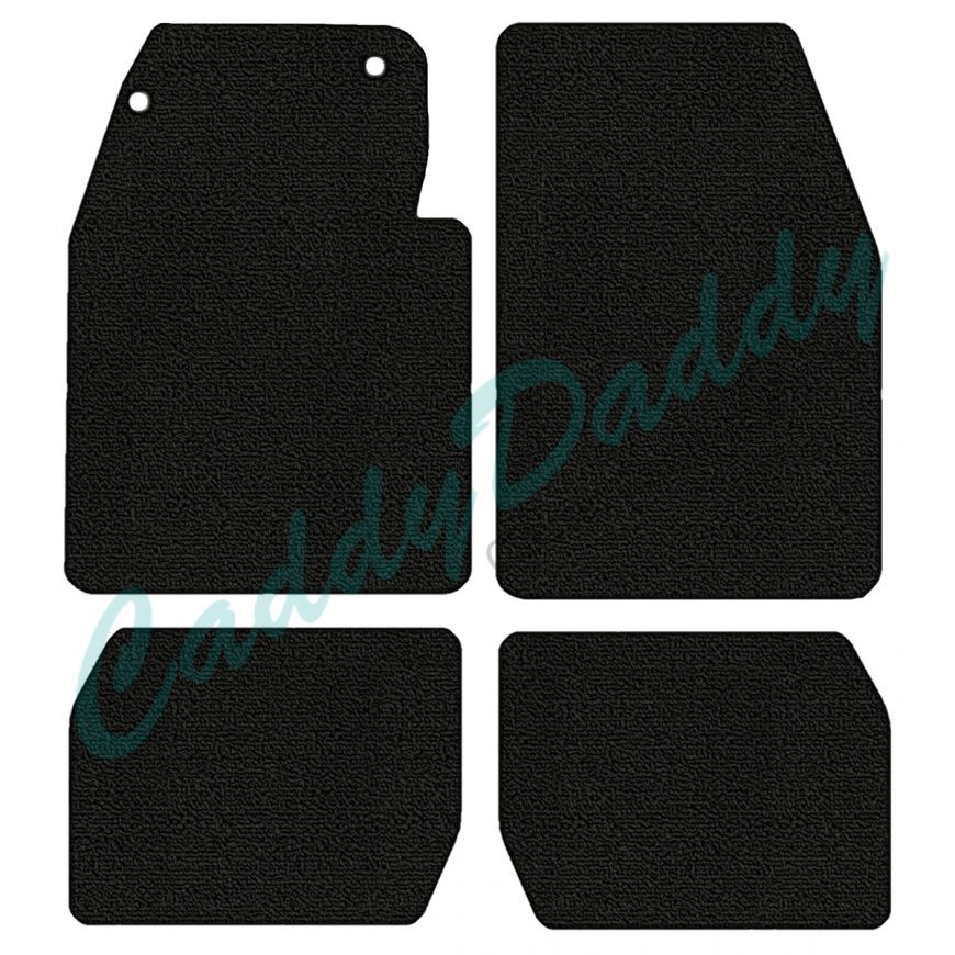 1957 Cadillac Sedan Deville Carpet Floor Mats 4 Pieces (Multiple Colors and Options) REPRODUCTION Free Shipping In The USA