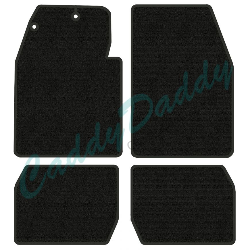 1958 Cadillac Sedan Deville Carpet Floor Mats 4 Pieces (Multiple Colors and Options) REPRODUCTION Free Shipping In The USA