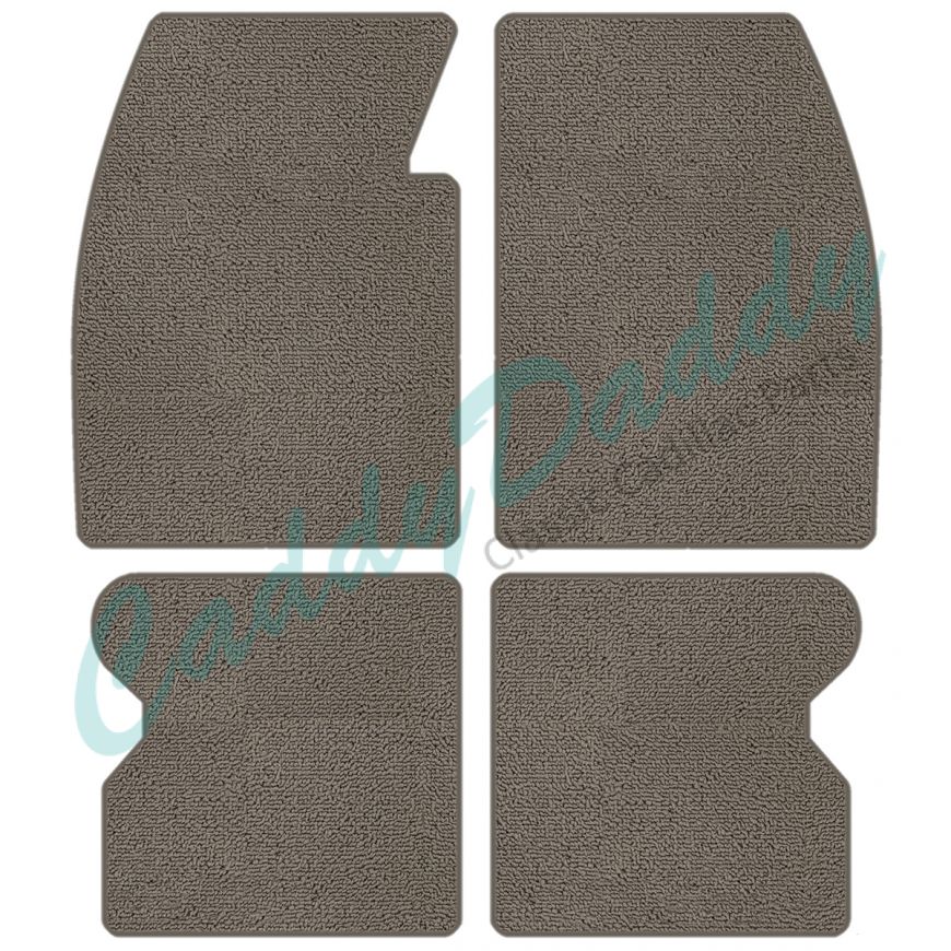 1959 1960 Cadillac Sedan Deville Carpet Floor Mats 4 Pieces (Multiple Colors and Options) REPRODUCTION Free Shipping In The USA