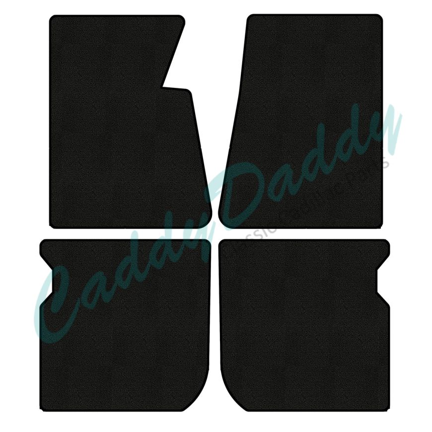 1963 1964 Cadillac Sedan Deville Carpet Floor Mats 4 Pieces (Multiple Colors and Options) REPRODUCTION Free Shipping In The USA