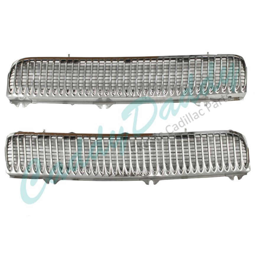 1958 Cadillac Hood Cowl Vent Grille (1 Pair) USED