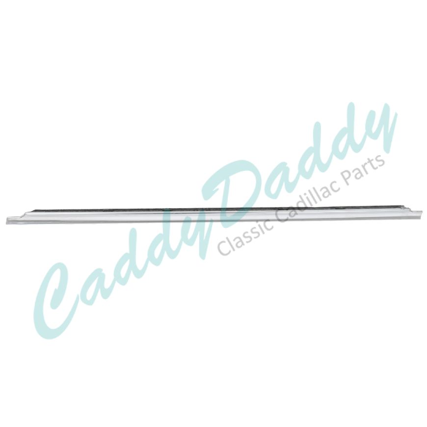 1959 1960 Cadillac (EXCEPT Series 75 Limousine) Right Passenger Side Front Door Window Lower Reveal Molding USED Free Shipping In The USA