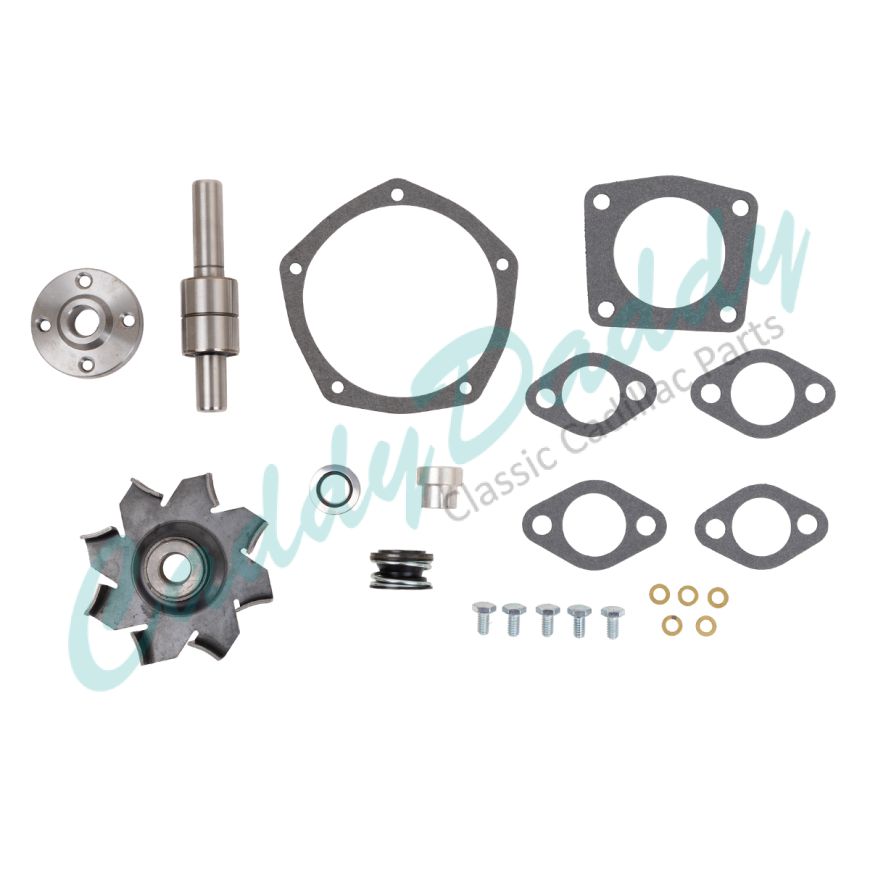 1949 1950 1951 1952 1953 1954 Cadillac Water Pump Rebuild Kit (WITH Impeller) REPRODUCTION Free Shipping In The USA