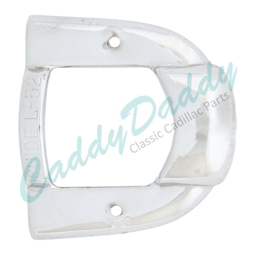 1942 1946 1947 Cadillac Fleetwood Series 60 Special and Series 62 Rear License Plate Lens Bezel NOS Free Shipping In The USA