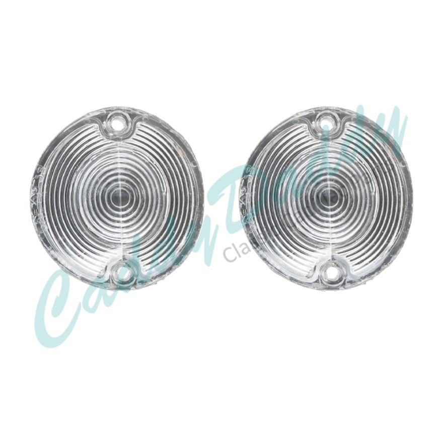 1963 Cadillac Parking Turn Signal Outer Lens (1 Pair) REPRODUCTION Free Shipping In The USA 