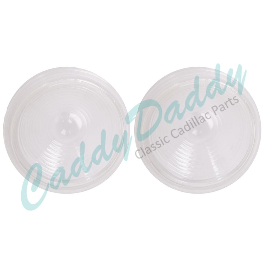 1961 Cadillac (WITHOUT Fog Light) Parking Turn Signal Lens (1 Pair) REPRODUCTION Free Shipping In The USA