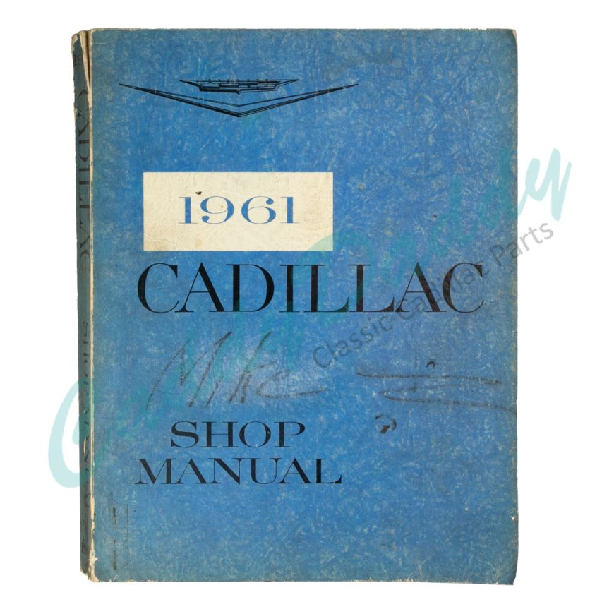 1961 Cadillac Shop Manual USED Free Shipping In The USA