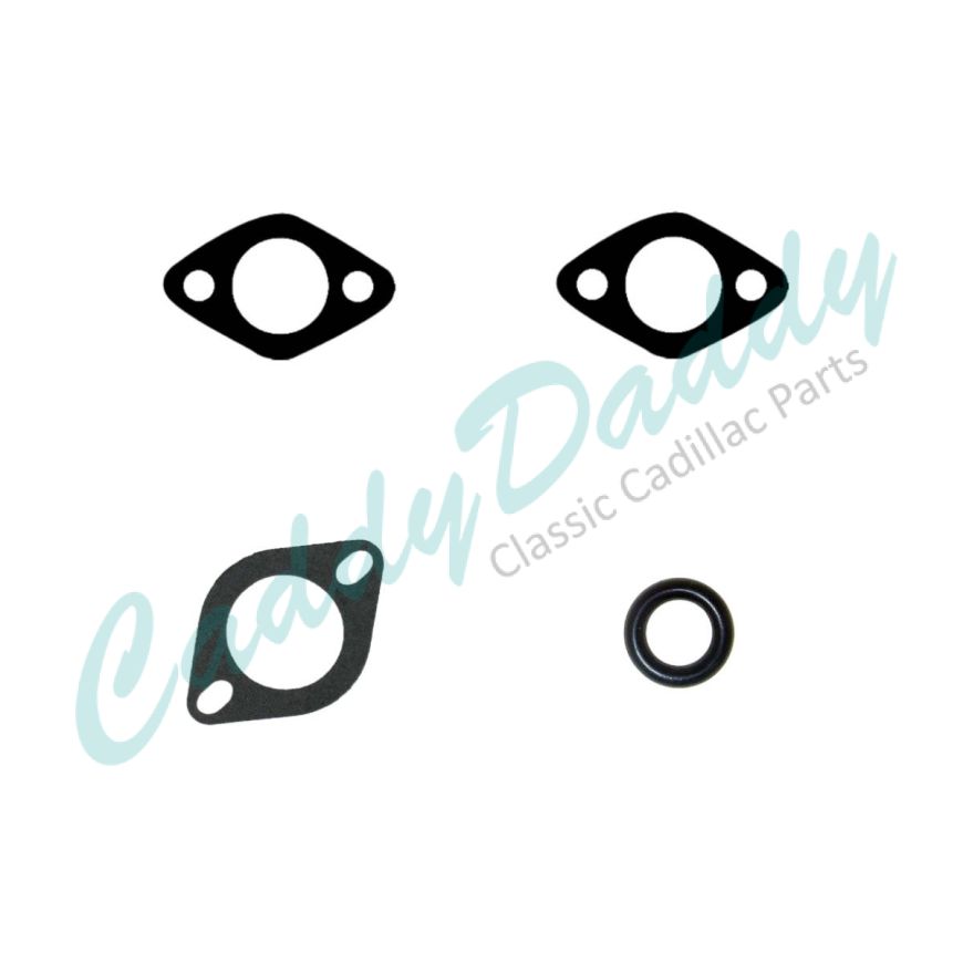 1963 1964 1965 1966 1967 Cadillac Water Pump Crossover Pipe Gasket Kit (4 Pieces) REPRODUCTION