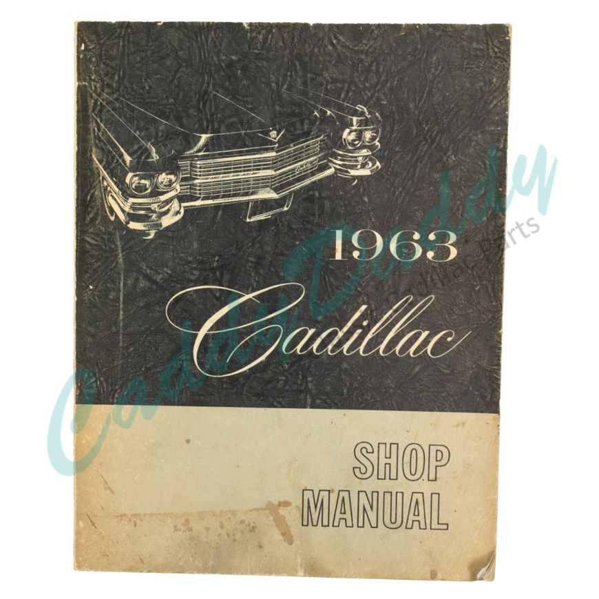 1963 Cadillac Shop Manual USED Free Shipping In The USA