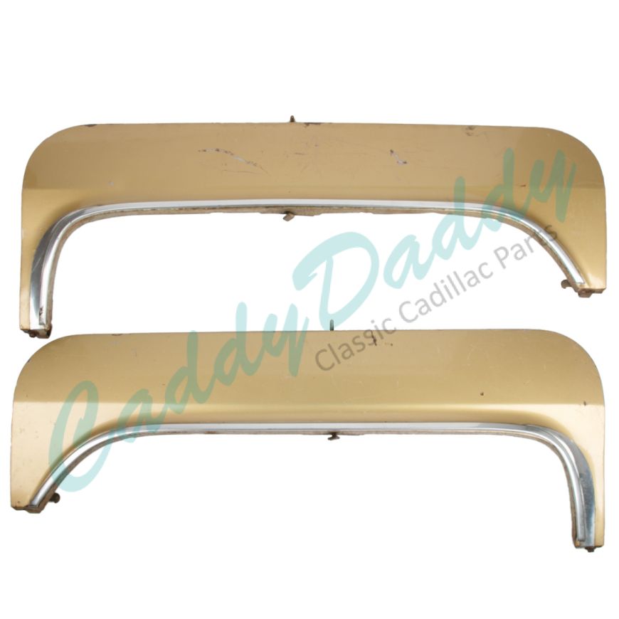 1965 1966 Cadillac Fender Skirts 1 Pair #1 USED