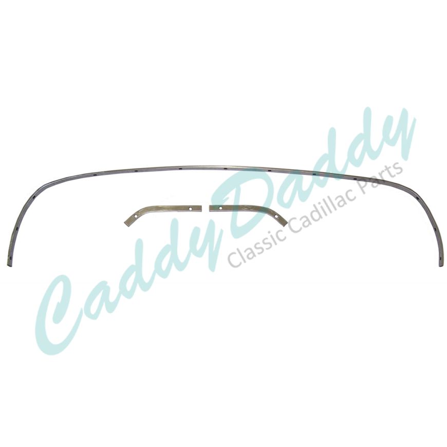 1965 1966 Cadillac Convertible Rear Tacking Rail Set [Ready To Ship] REPRODUCTION Free Shipping In The USA 