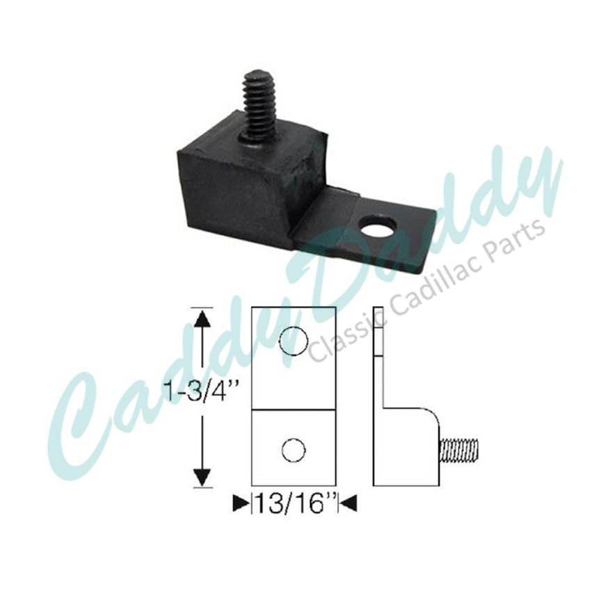 1950 1951 1952 1953 Cadillac Hydraulic Firewall Pump Bracket and Pad REPRODUCTION