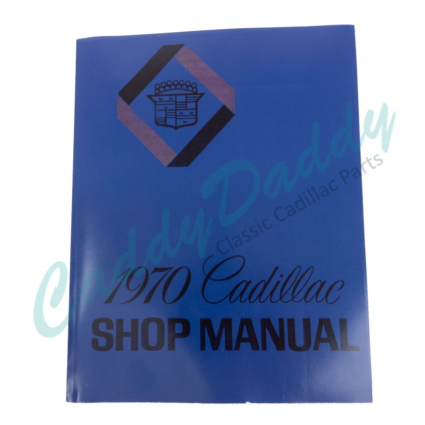 1970 Cadillac Shop Manual REPRODUCTION Free Shipping In The USA