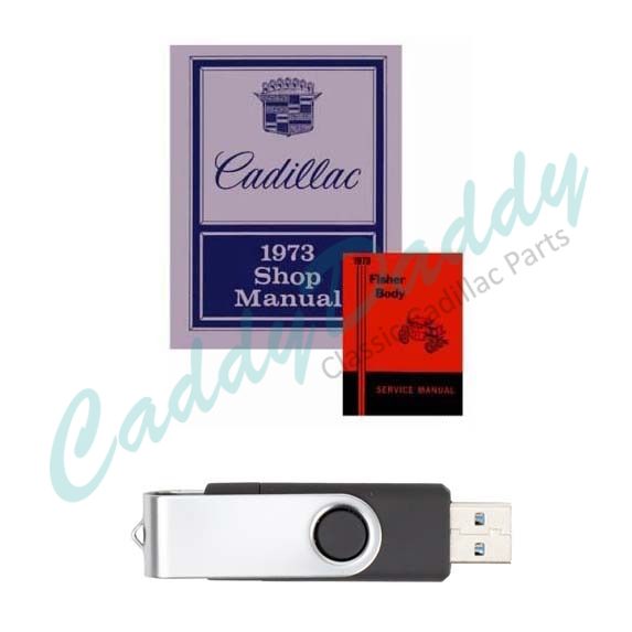 1973 Cadillac Chassis Service And Fisher Body Manuals [USB Drive] REPRODUCTION Free Shipping In The USA