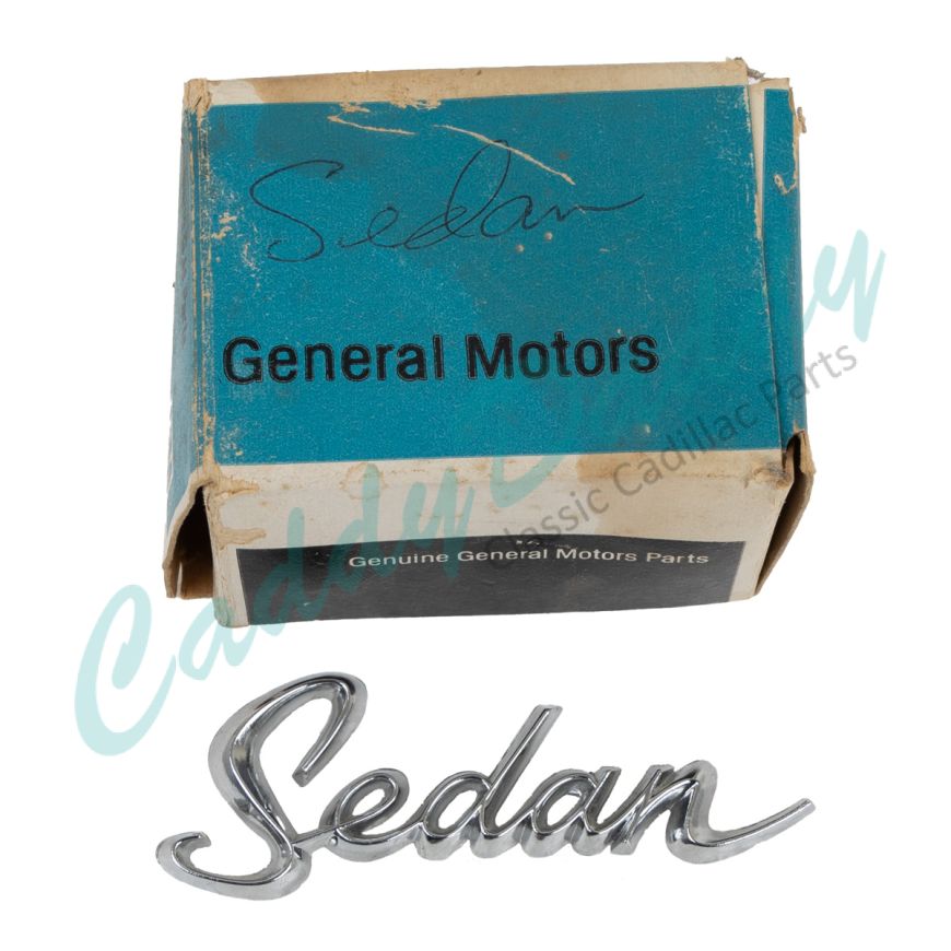 1963 1964 Cadillac Deville Sedan Rear Quarter Script NOS Free Shipping In The USA