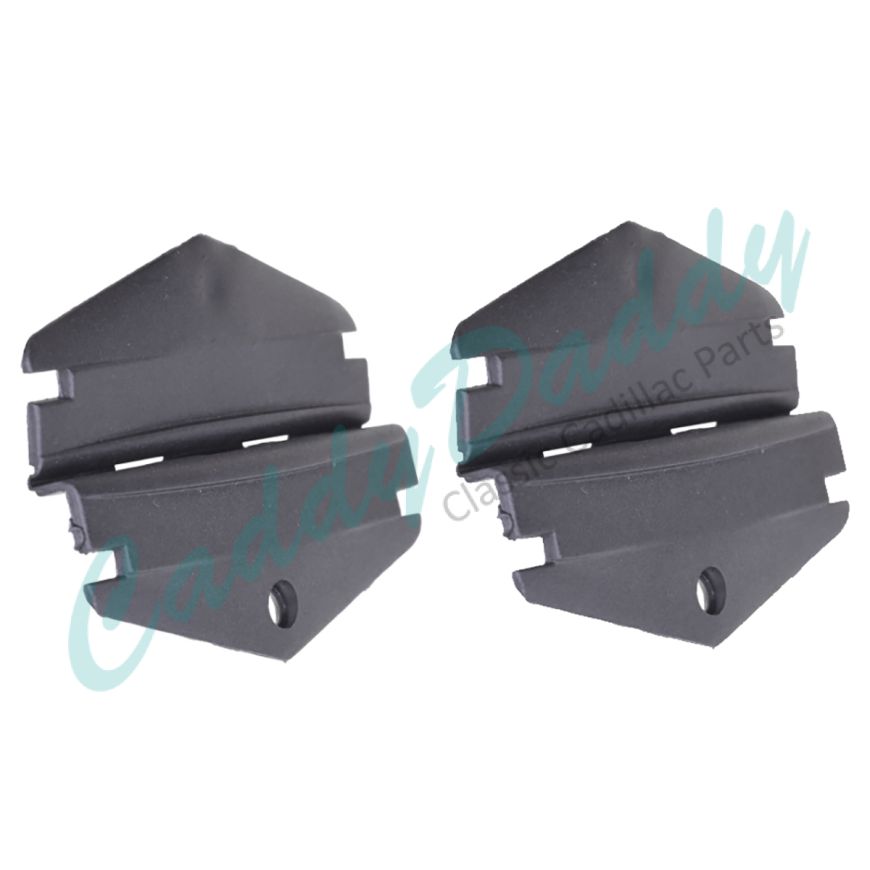 1980 1981 1982 1983 1984 1985 1986 1987 1988 1989 1990 1991 1992 Cadillac (See Details) Upper Rear Door Window Guide Clips 1 Pair REPRODUCTION