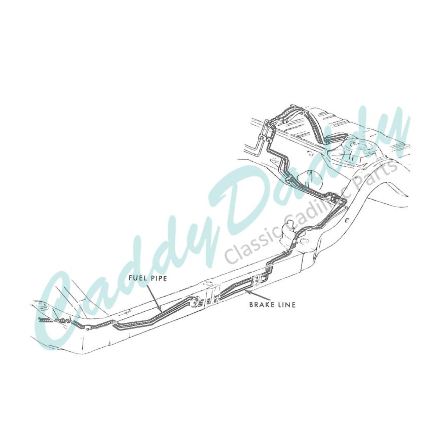 1979 1980 1981 1982 1983 1984 Cadillac Deville (EXCEPT Diesel Engines) Fuel Supply Line (Stainless Steel or Original Equipment Design) REPRODUCTION Free Shipping In The USA