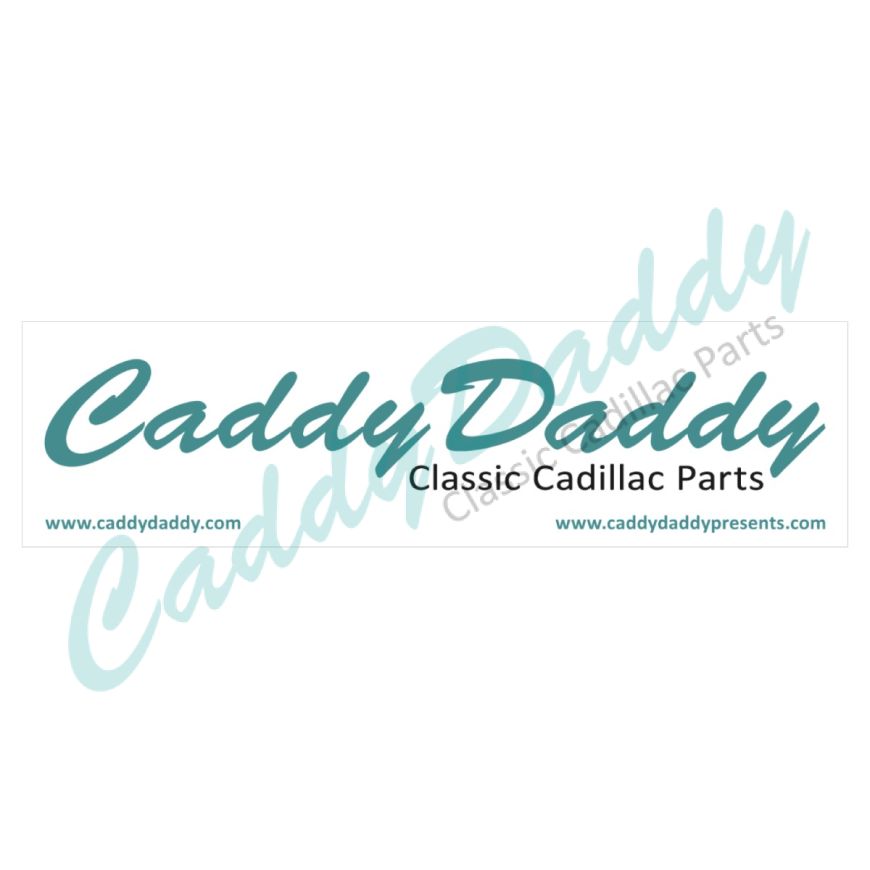 Caddy Daddy White Bumper Sticker NEW