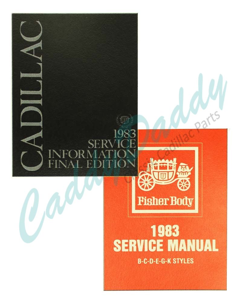 1983 Cadillac All Models Service Manual CD REPRODUCTION Free Shipping In The USA