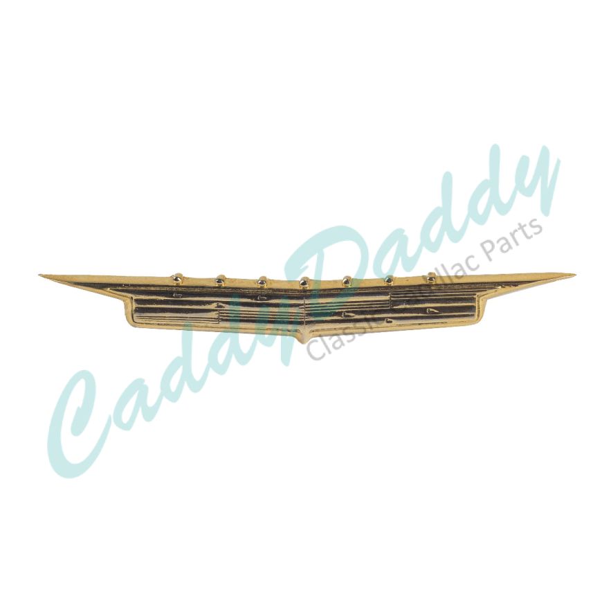 1961 1962 Cadillac (See Details) Hood Crest Gold REPRODUCTION Free Shipping in the USA