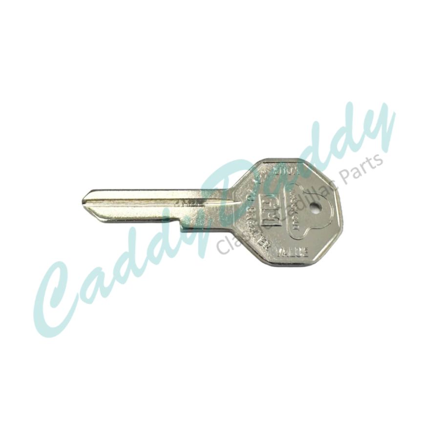 1962 1963 1964 1965 1966 Cadillac GM Ignition and Door Groove 15 ‘R’ Key Blank (WITH Knockout) REPRODUCTION