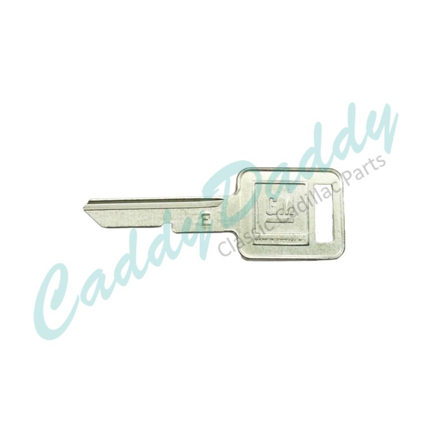 1973 Cadillac GM Ignition and Door ‘E’ Key Blank [Late Style] REPRODUCTION