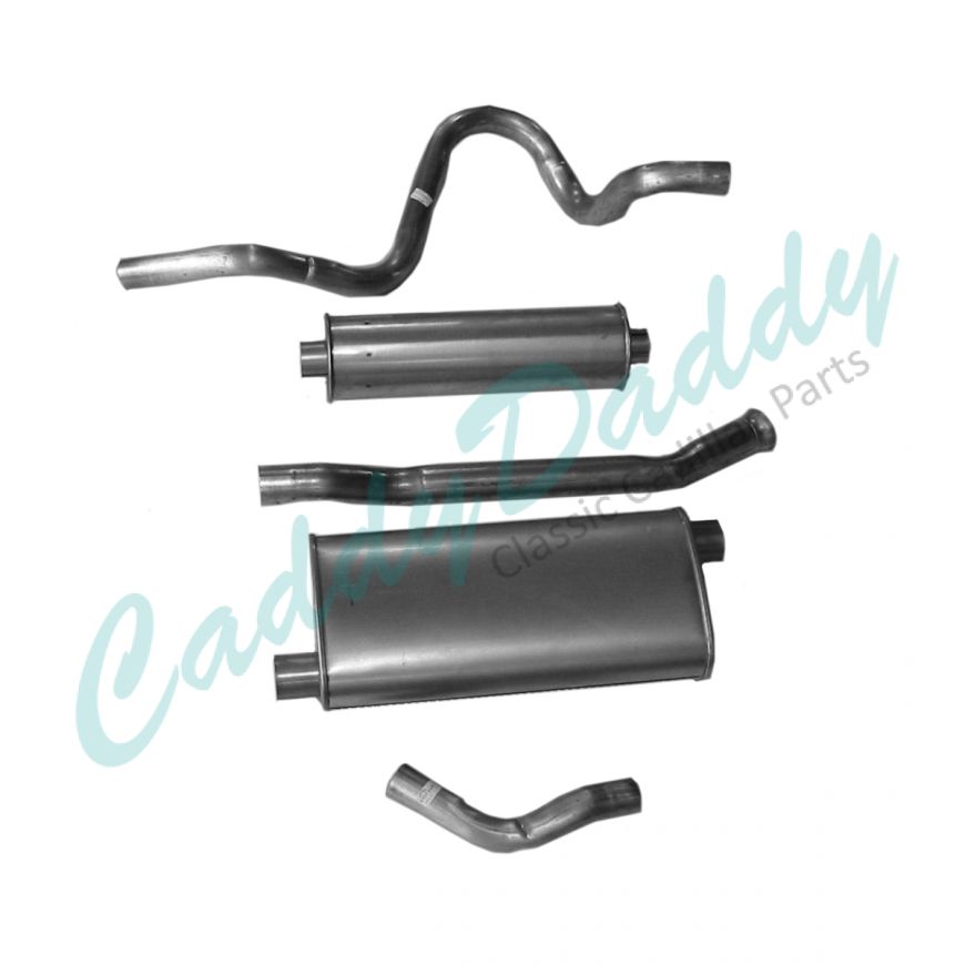 1986 1987 1988 1989 Cadillac Seville Aluminized Catback Exhaust System REPRODUCTION