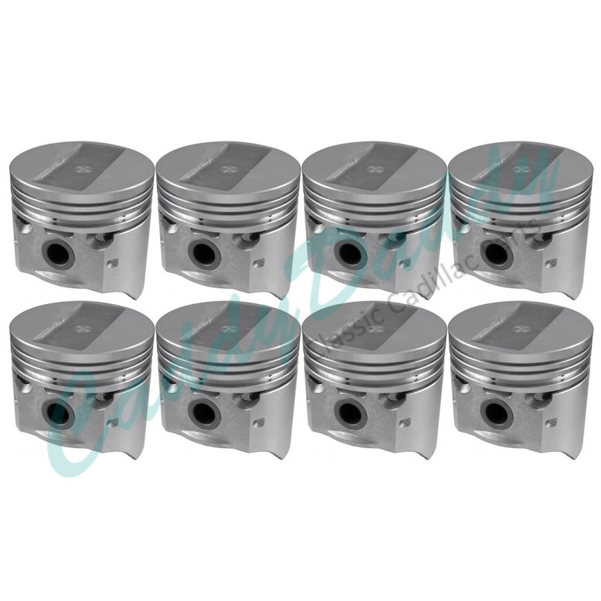 
1974 1975 1976 Cadillac 500 Engine Piston Set (8 Pieces) REPRODUCTION Free Shipping In The USA
