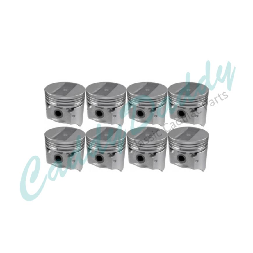 1953 1954 1955 Cadillac 331 Engine Piston Set (8 Pieces) REPRODUCTION Free shipping In The USA