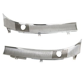 1960 Cadillac (EXCEPT Commercial Chassis And Series 75 Limousine) Hood Cowl Vent Grille (1 Pair) USED