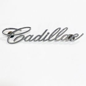 1966 1967 Cadillac Calais and Deville Trunk Script USED Free Shipping In The USA