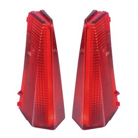 1969 Cadillac (EXCEPT Eldorado) Tail Light Lenses 1 Pair REPRODUCTION Free Shipping In The USA