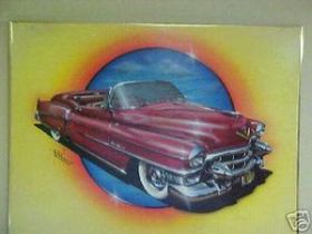 1953  Cadillac Eldorado Original Art Work  Air Brush