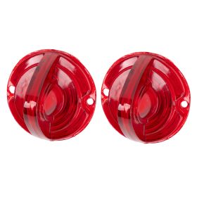 1934 1935 1936 1937 Cadillac (See Details) Tail Light Lens (1 Pair) REPRODUCTION Free Shipping In The USA