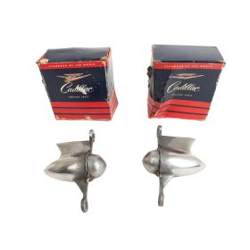 1957 Cadillac 2-Door Eldorado Rear Bumper Exhaust Port Bullet Insert (1 Pair) NOS Free Shipping In The USA