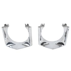 1965 Cadillac (EXCEPT Series 75 Limousine) Chrome Lower Headlight Bezel 1 Pair USED Free Shipping In The USA