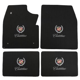 1953 Cadillac Coupe Deville Ebony Classic Loop Carpet Floor Mats (4 Pieces) [Ready To Ship] REPRODUCTION Free Shipping In The USA