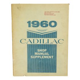 1960 Cadillac Shop Manual Supplement USED Free Shipping In The USA
