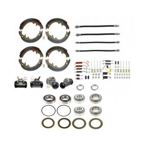 1962 1963 1964 Cadillac (EXCEPT Commercial Chassis) Master Drum Brake Kit With Bearings and Seals (92 Pieces) REPRODUCTION Free Shipping In The USA