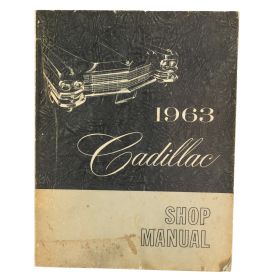 1963 Cadillac Shop Manual USED Free Shipping In The USA