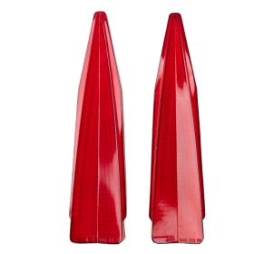 1970 Cadillac (EXCEPT Eldorado) Tail Light Lens (1 Pair) REPRODUCTION Free Shipping In The USA