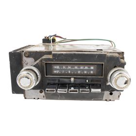 1973 Cadillac AM/FM And 8-Track Push Button Radio Unit USED